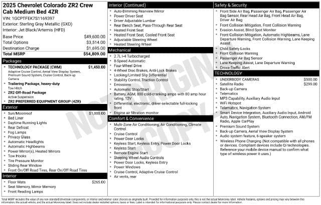 2025 Chevrolet Colorado Base — photo 1 of 5