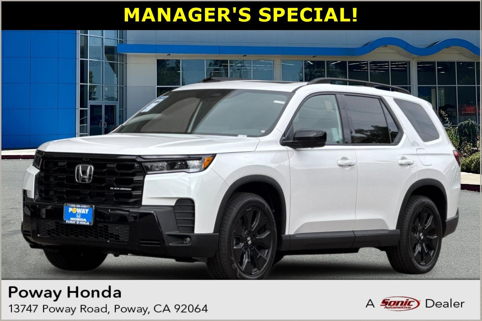 2026 Honda Pilot Black Edition — photo 1 of 38
