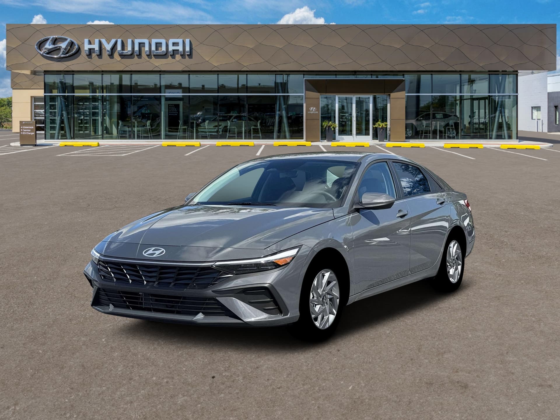 2026 Hyundai Elantra Hybrid Blue — photo 1 of 19