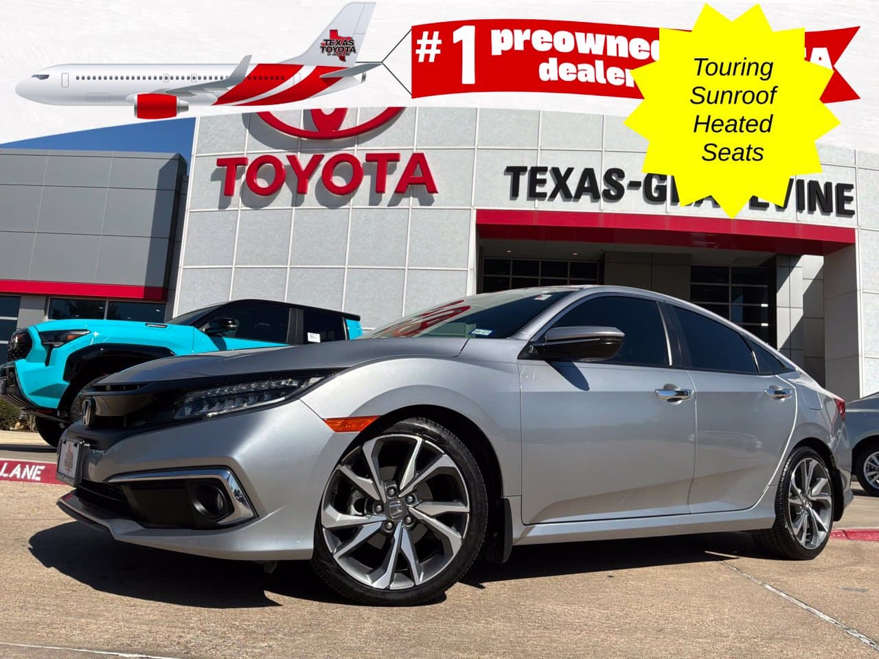 2019 Honda Civic Sedan Touring — photo 1 of 48