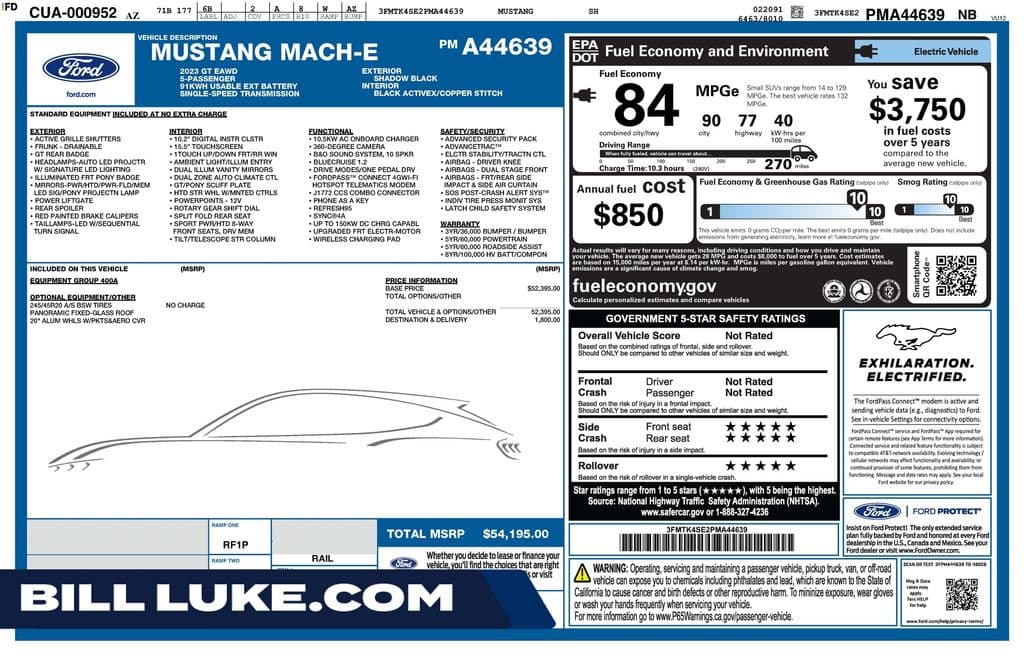 2023 Ford Mustang Mach-E GT — photo 1 of 26
