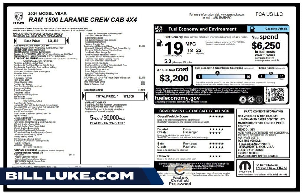 2024 RAM 1500 Laramie — photo 1 of 10
