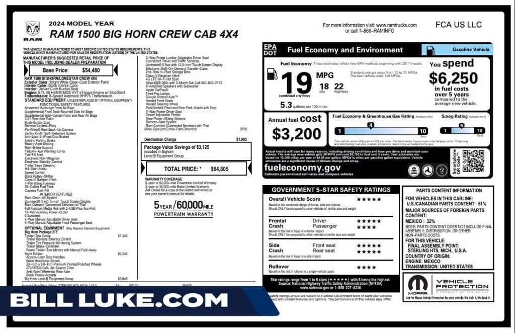 2024 RAM 1500 Base — photo 1 of 8