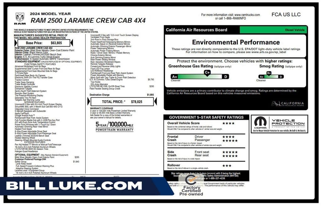 2024 RAM 2500 Laramie — photo 1 of 10