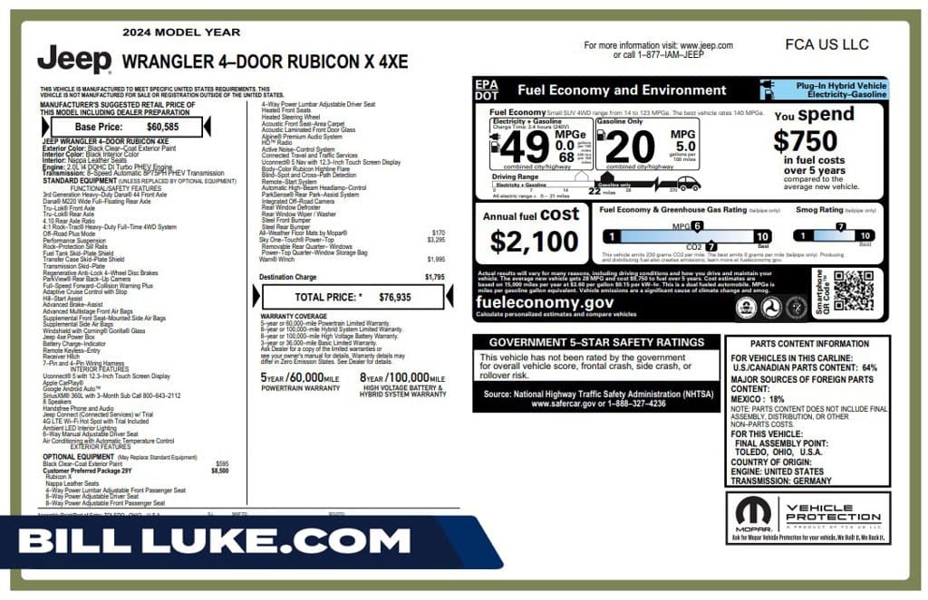 2024 Jeep Wrangler Base — photo 1 of 10