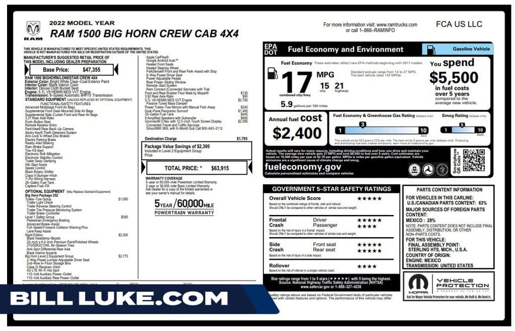 2022 RAM 1500 Base — photo 1 of 10