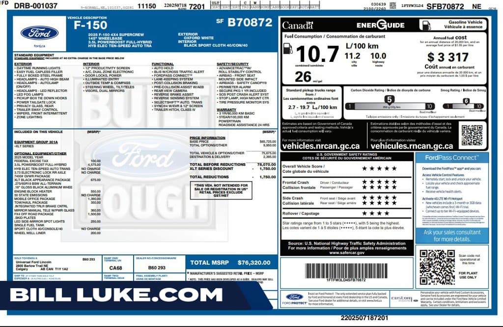 2025 Ford F-150 XLT — photo 1 of 10
