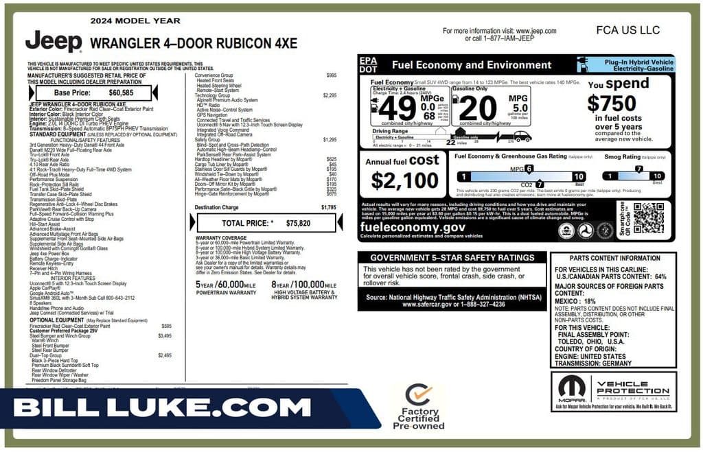 2024 Jeep Wrangler Rubicon — photo 1 of 10