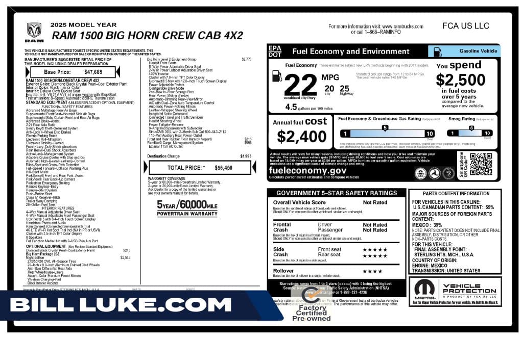 2025 RAM 1500 Base — photo 1 of 10