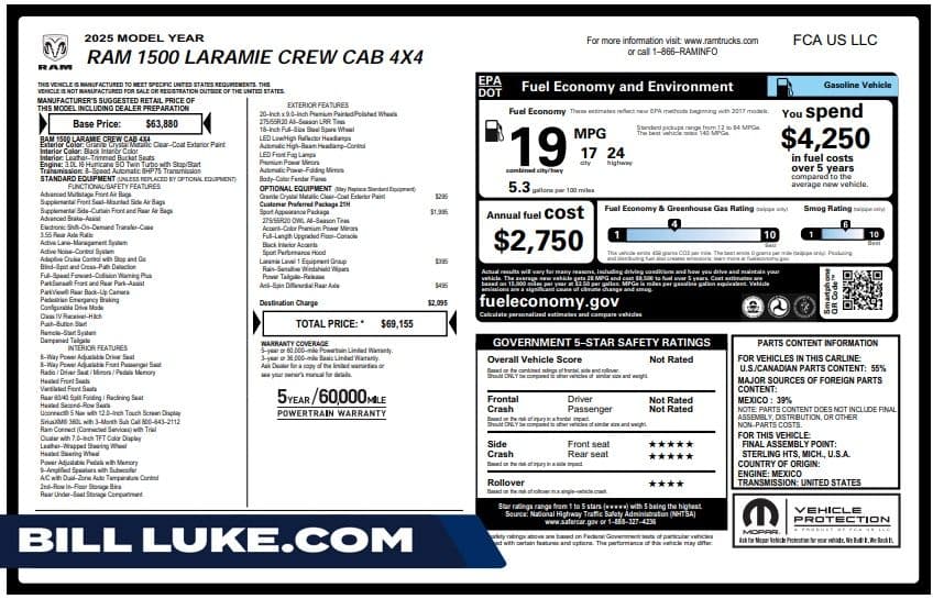 2025 RAM 1500 Laramie — photo 1 of 10