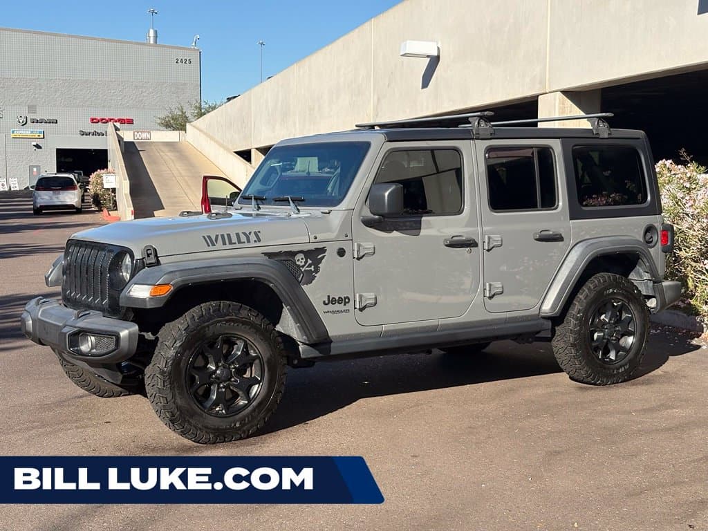 2022 Jeep Wrangler Unlimited Willys — photo 1 of 26