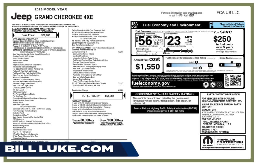 2023 Jeep Grand Cherokee Base — photo 1 of 10