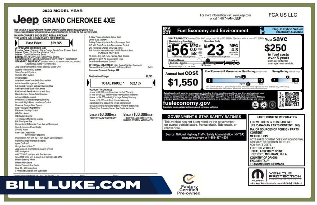 2023 Jeep Grand Cherokee Base — photo 1 of 10
