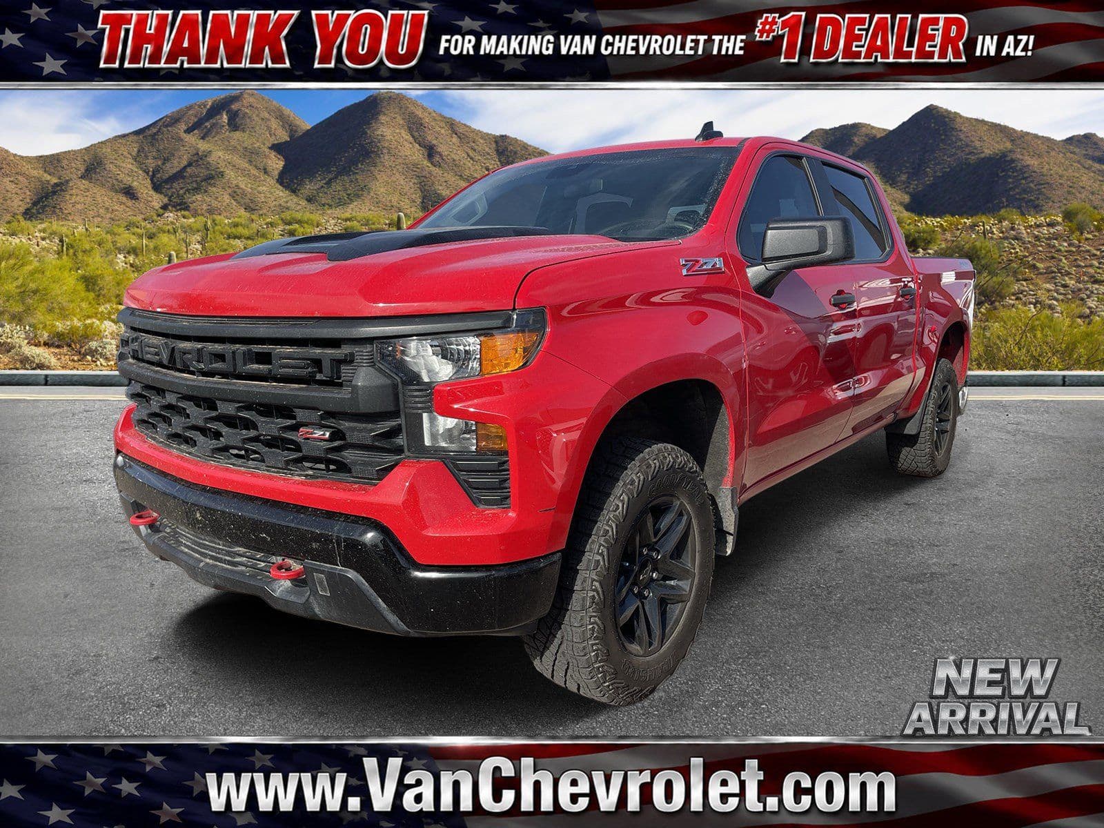 2024 Chevrolet Silverado 1500 Custom Trail Boss — photo 1 of 14