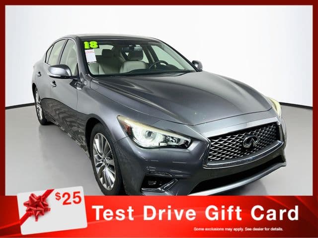 2018 INFINITI Q50 3.0t LUXE — photo 1 of 33