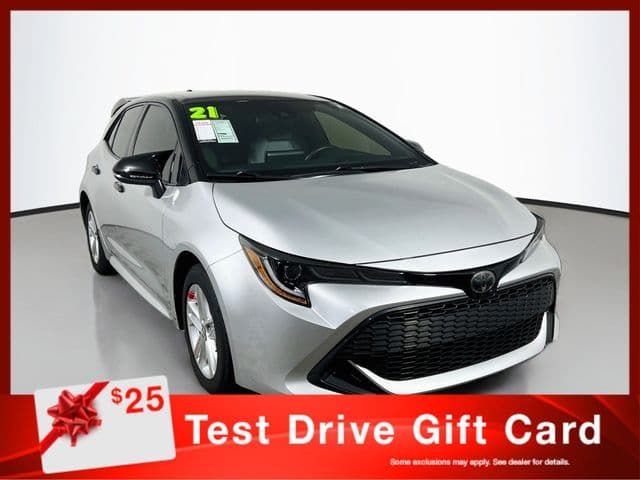 2021 Toyota Corolla Hatchback SE — photo 1 of 33