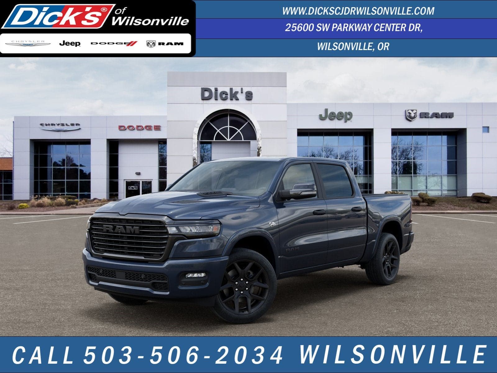 2026 RAM Ram 1500 RAM 1500 LARAMIE CREW CAB 4X4 5'7' BOX — photo 1 of 26