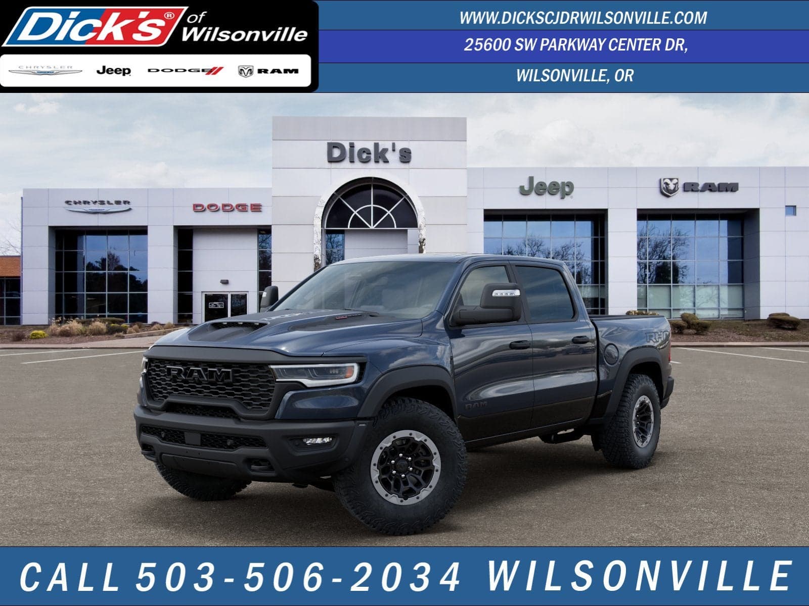 2026 RAM Ram 1500 RAM 1500 RHO CREW CAB 4X4 5'7' BOX — photo 1 of 26