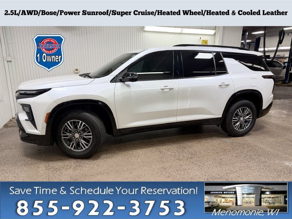 2025 Chevrolet Traverse AWD RS — photo 1 of 5
