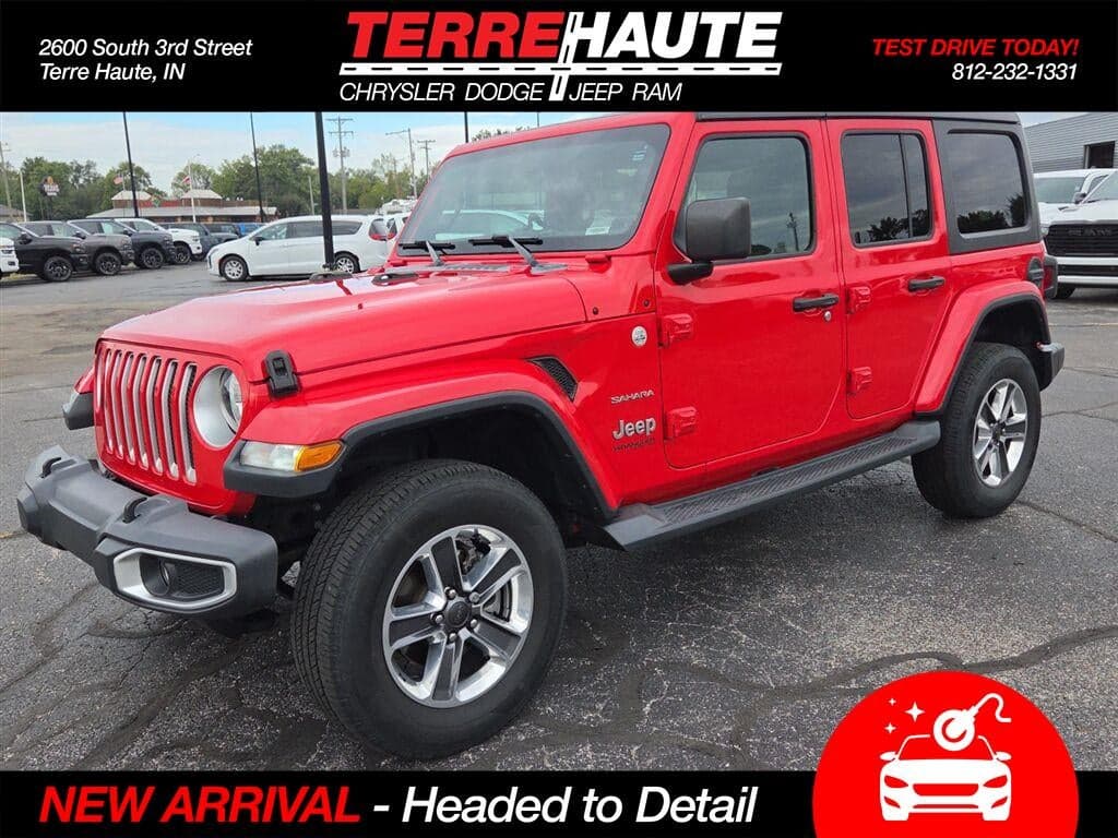 2020 Jeep Wrangler Unlimited Sahara — photo 1 of 9
