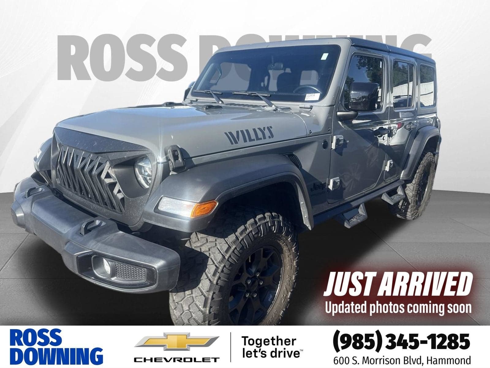 2021 Jeep Wrangler Unlimited Willys — photo 1 of 3