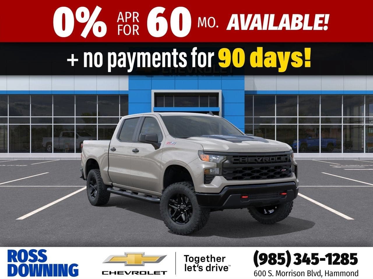 2026 Chevrolet Silverado 1500 Custom Trail Boss — photo 1 of 54