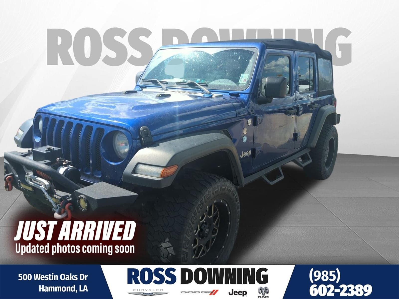 2018 Jeep Wrangler Unlimited Sport — photo 1 of 2