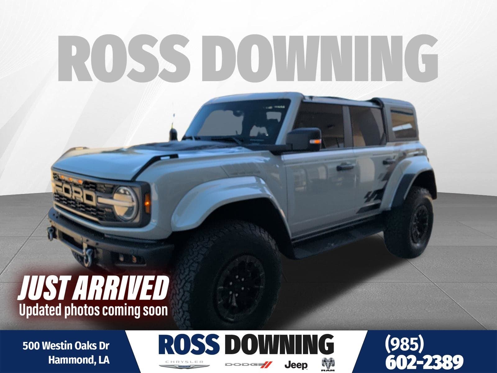 2022 Ford Bronco Raptor — photo 1 of 2