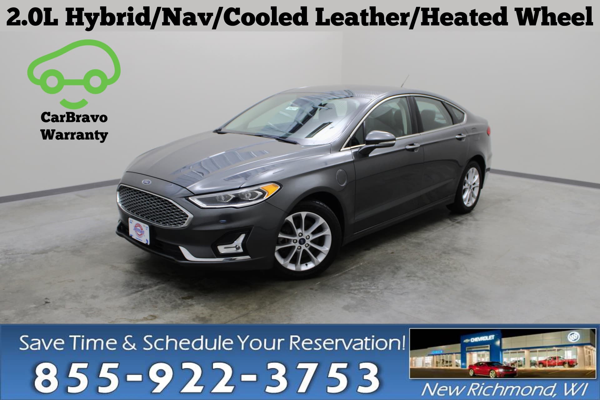 2020 Ford Fusion Plug-In Hybrid Titanium — photo 1 of 33