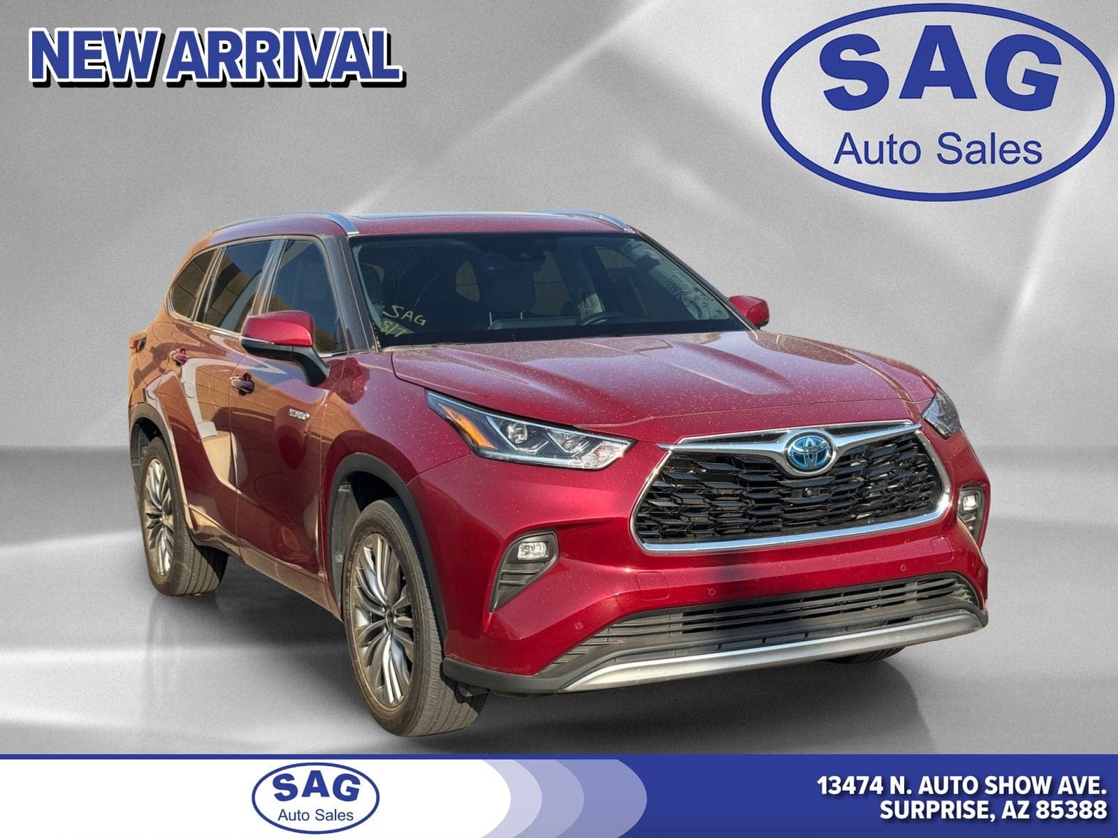 2020 Toyota Highlander Hybrid Platinum — photo 1 of 11