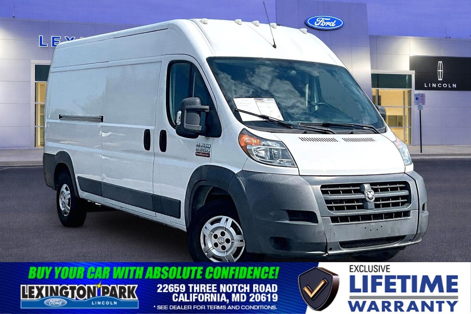 2015 RAM ProMaster Cargo Van Base — photo 1 of 32