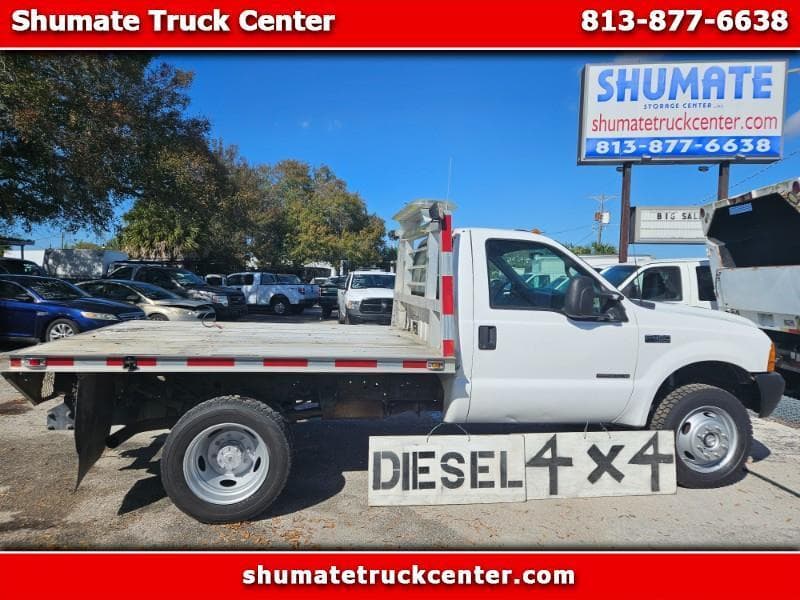 2000 Ford F-450 4x4 9 FT. Flatbed 7.3 Diesel — photo 1 of 16