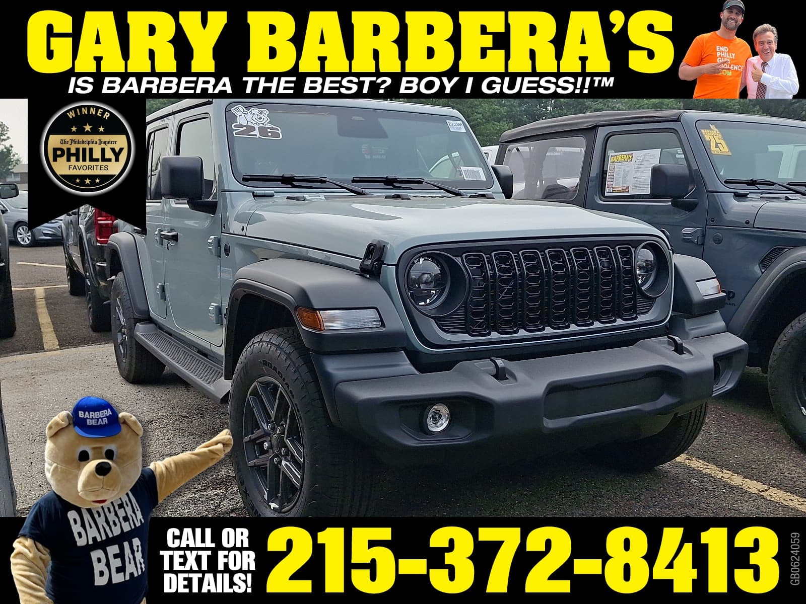 2026 Jeep Wrangler 4-DOOR SPORT S — photo 1 of 18