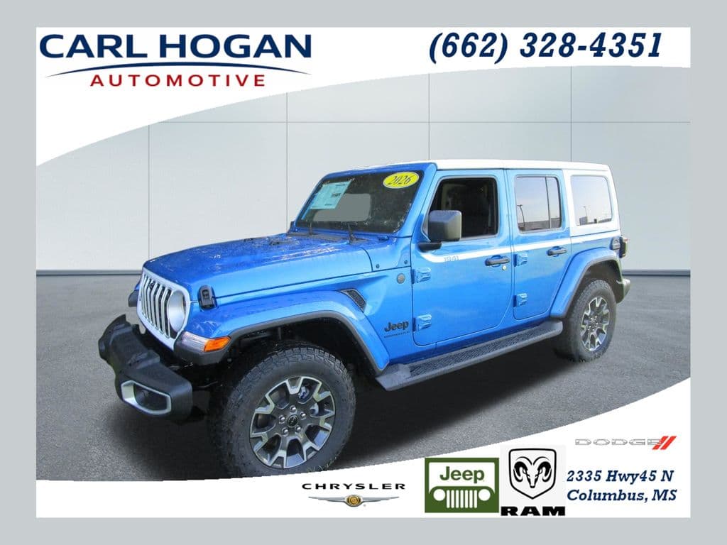 2026 Jeep Wrangler 4-DOOR SAHARA — photo 1 of 57