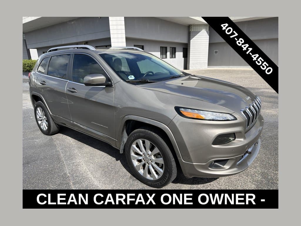 2016 Jeep Cherokee Overland — photo 1 of 8