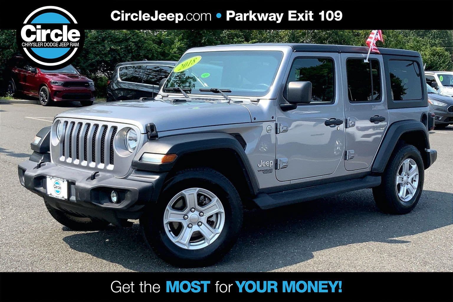 2018 Jeep Wrangler Unlimited Sport 4x4 — photo 1 of 30