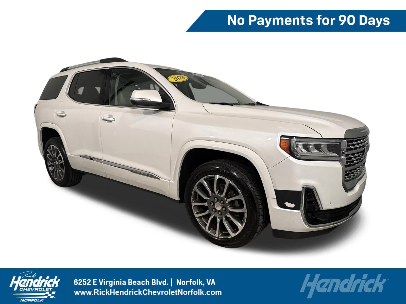 2020 GMC Acadia Denali — photo 1 of 38
