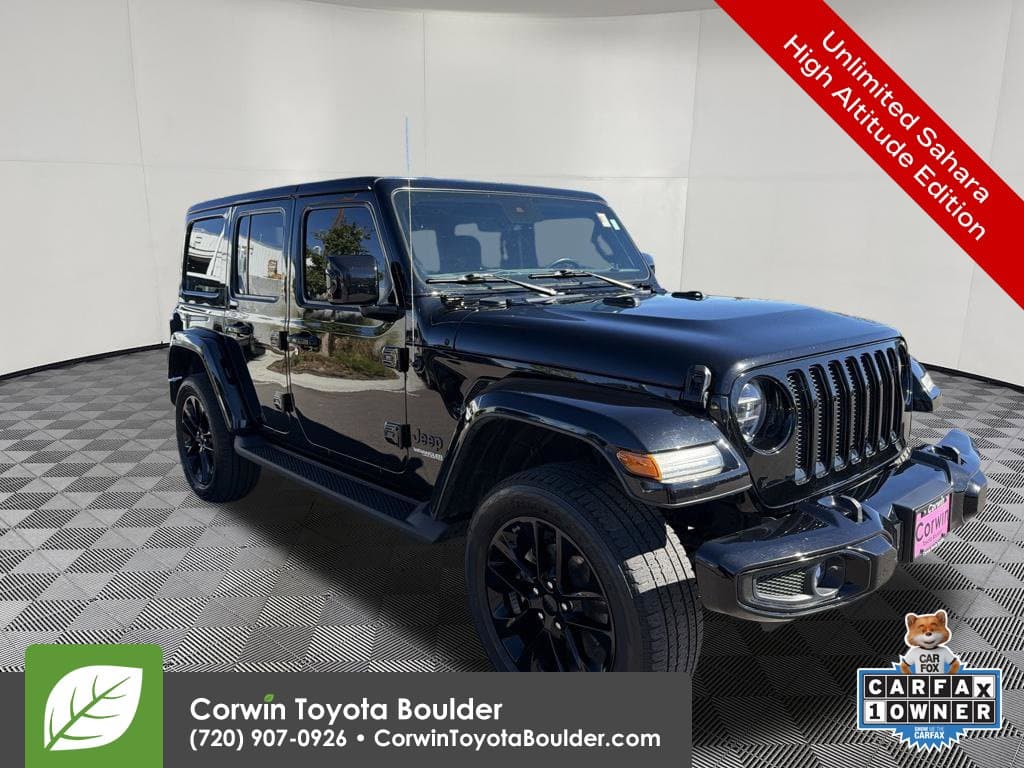 2021 Jeep Wrangler Unlimited Sahara High Altitude — photo 1 of 35