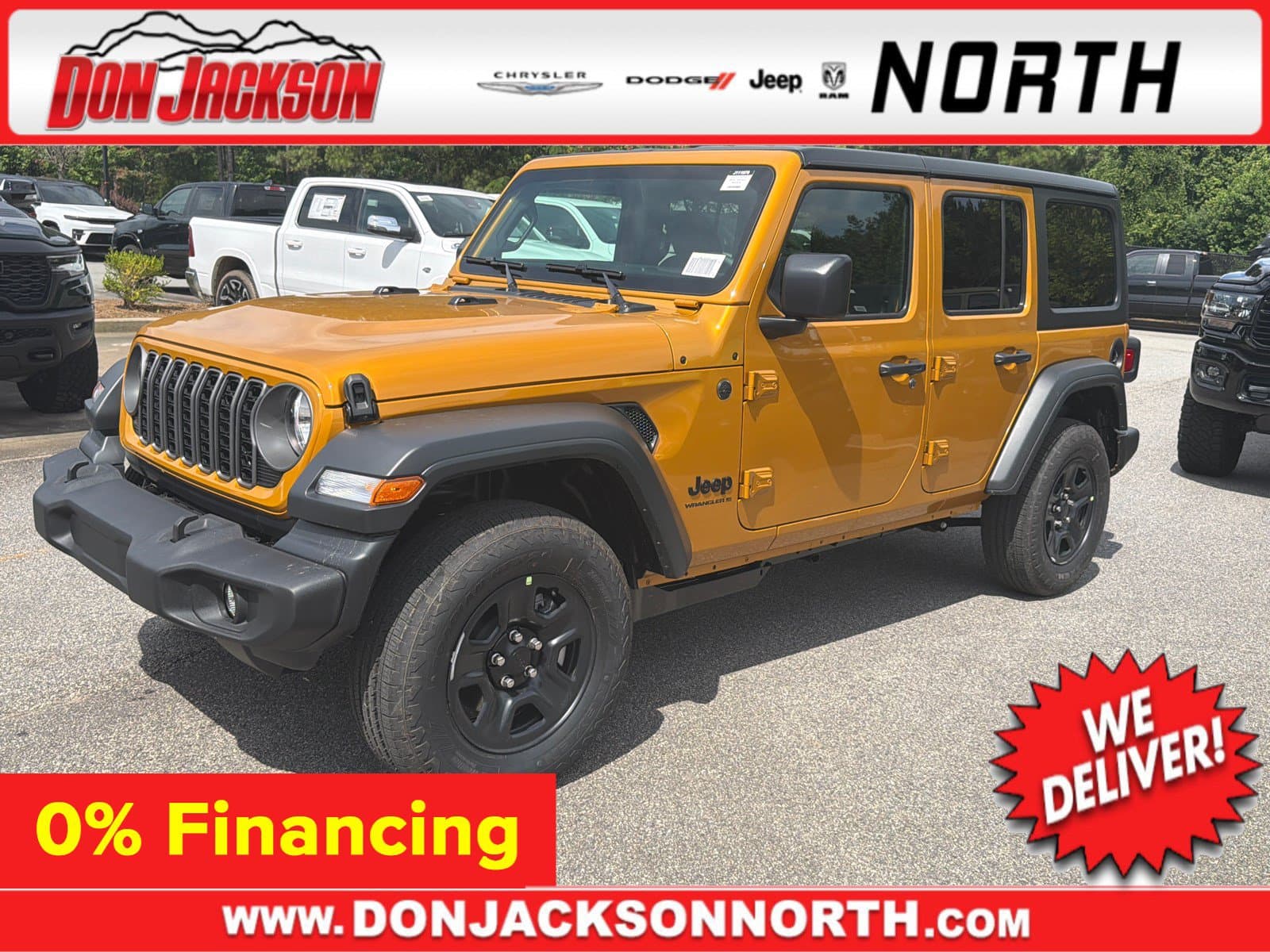 2026 Jeep Wrangler 4-DOOR SPORT — photo 1 of 37