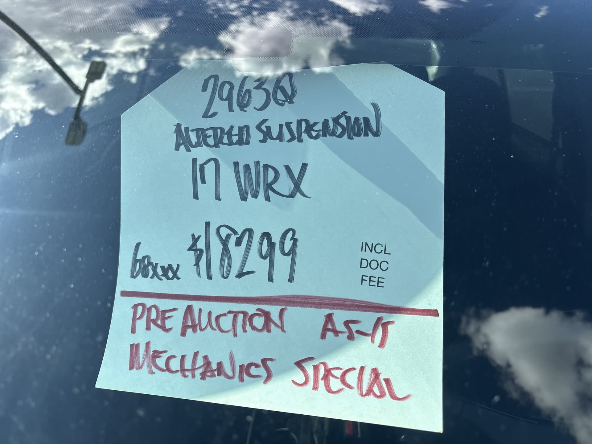 2017 Subaru WRX Base — photo 1 of 6