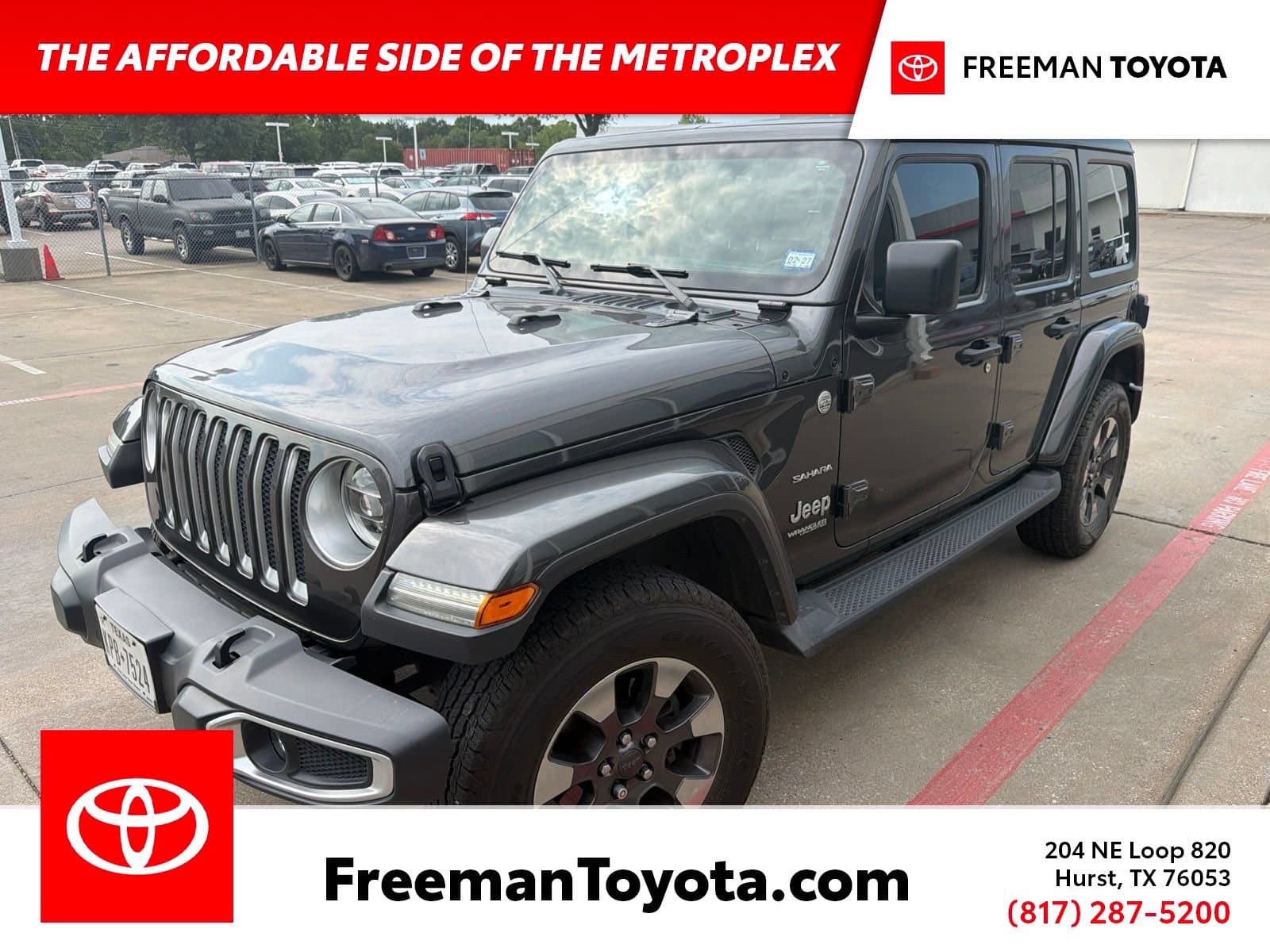 2018 Jeep Wrangler Unlimited Sahara — photo 1 of 7