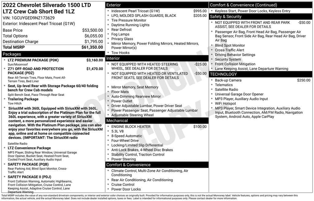 2022 Chevrolet Silverado 1500 LTD LTZ — photo 1 of 5