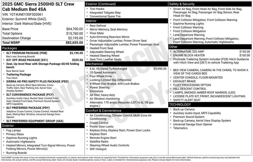 2025 GMC Sierra 2500 HD SLT — photo 1 of 8
