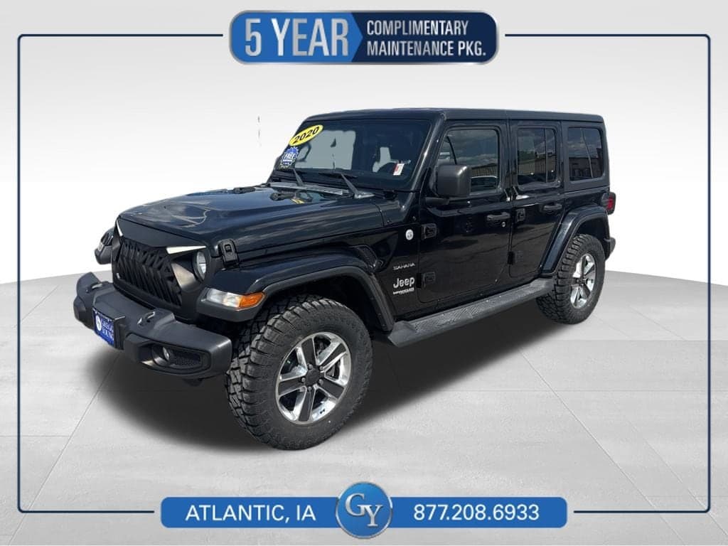 2020 Jeep Wrangler Unlimited Sahara — photo 1 of 44