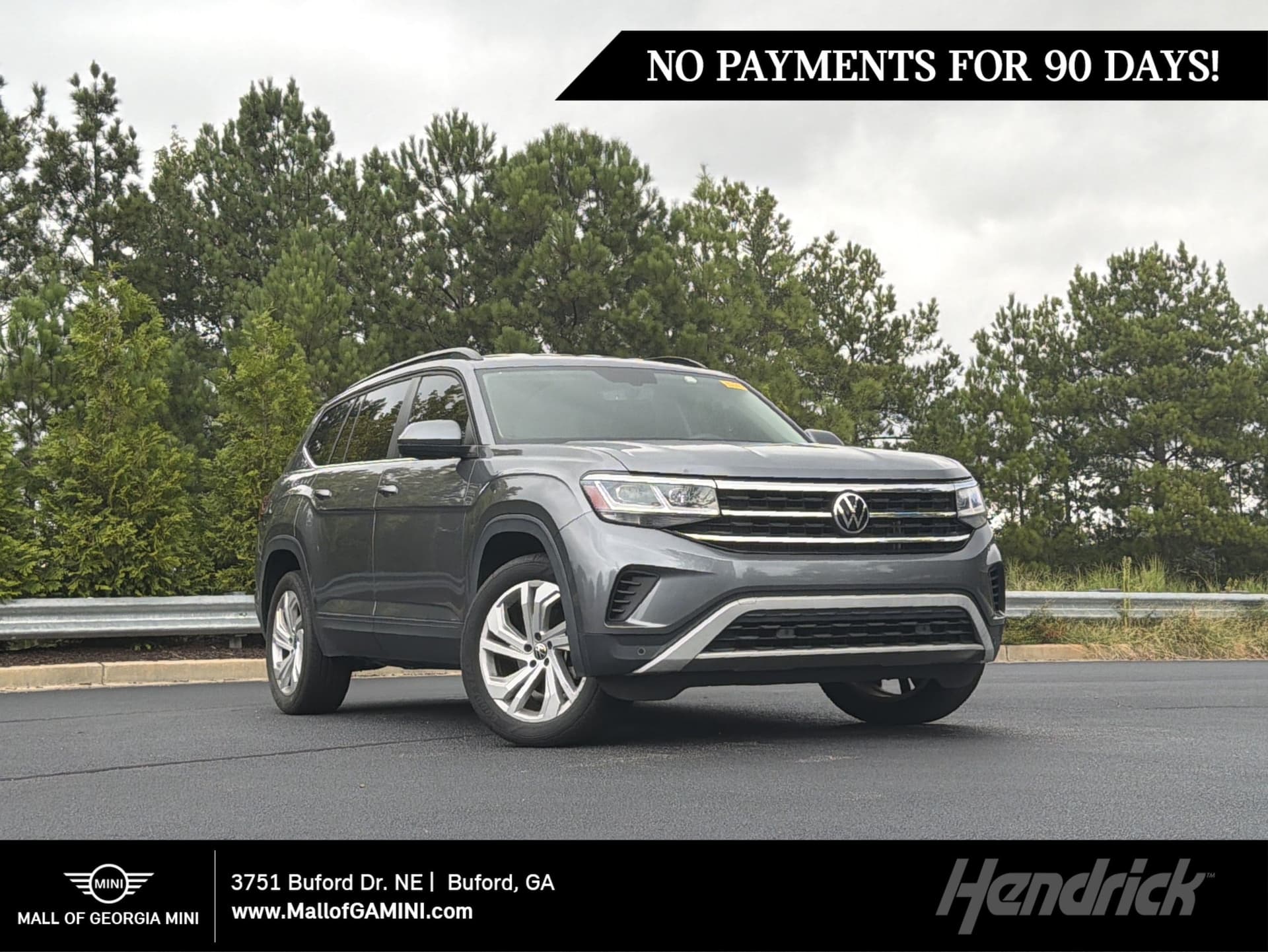 2021 Volkswagen Atlas 3.6L V6 SE w/Technology — photo 1 of 26