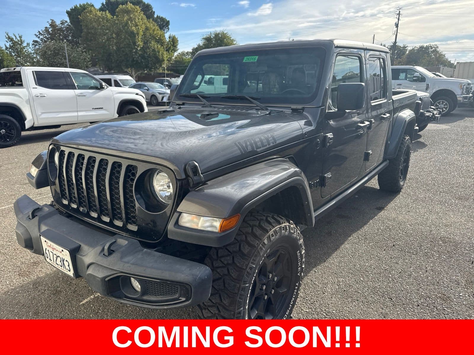 2021 Jeep Gladiator Willys — photo 1 of 4