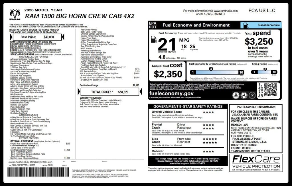 2026 RAM 1500 Base — photo 1 of 2