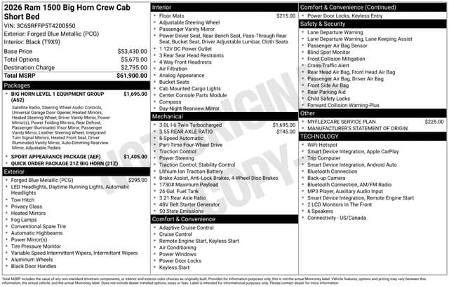 2026 RAM 1500 Base — photo 1 of 13