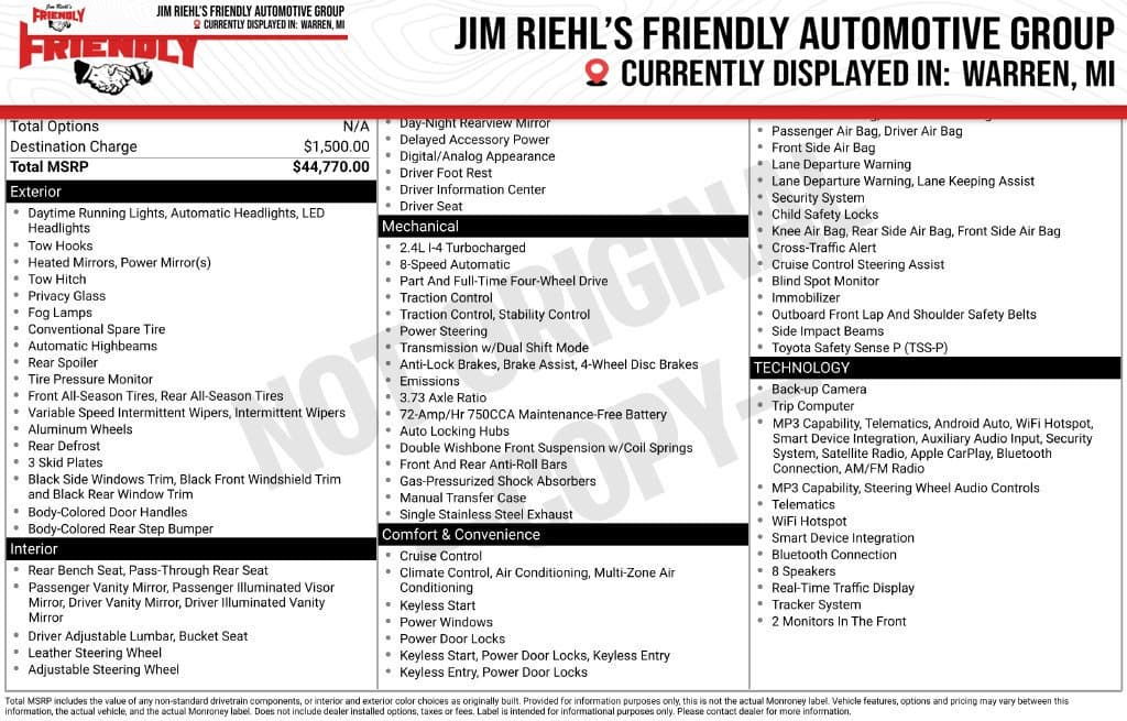 2025 Toyota 4Runner SR5 — photo 1 of 2