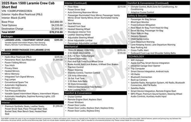 2025 RAM 1500 Laramie — photo 1 of 2